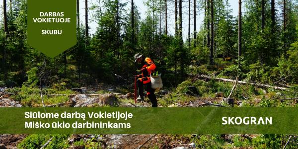 mosaic Powerful Drive out Parduoda: Miško ūkio darbininkai Vokietijoje. SKUBUS IŠVYKIMAS! skelbimas |  Rinka24.lt